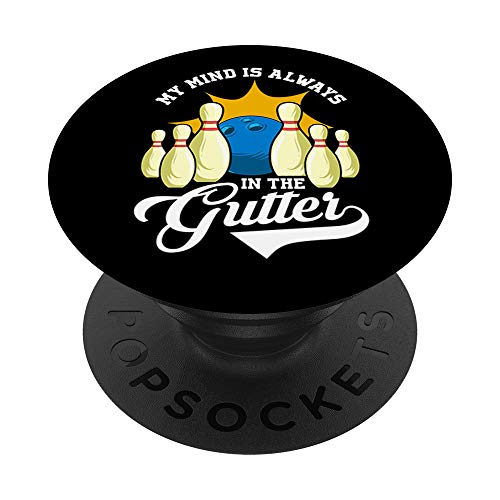 Funny Bowling Pun League Night or Bowling Tournament Team PopSockets PopGrip Intercambiable