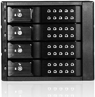 iStarUSA Group 3x5.25 to 4x3.5 SAS Cage Black Trayless (BPN-DE340SS-BLACK)
