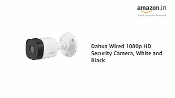 Buy Dahua Tech Security Wired 1080p HD Security Camera, White and ...