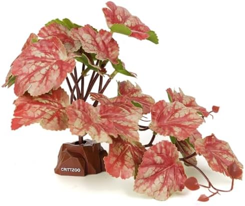 Reptile Fake Plants for Terrarium Decor, Snake Tank Accessories f...