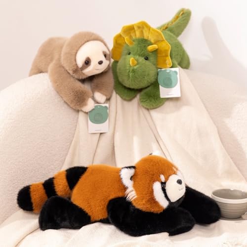 Weighted Animal Comfort Companion, Hugging Support Pillow for Stress Relief and Relaxation, Soft Cozy Animal Plush for Home, Office, and Cuddling, Multiple Sizes (Sloth,25.6in) - 5