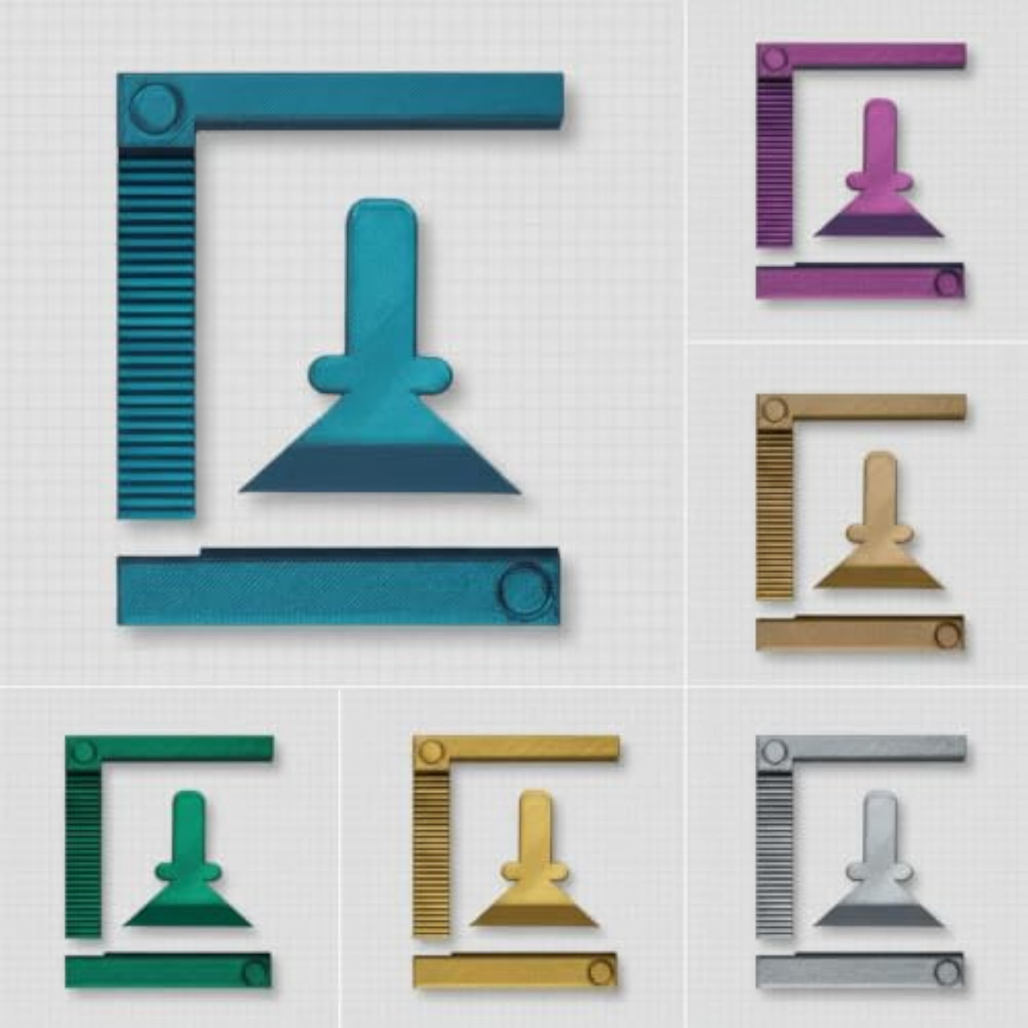Practical Diamond Painting Alignment Tool with Adjustable Base