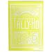 Yellow Tally Ho Reverse Circle Back Limited Edition Playing Cards