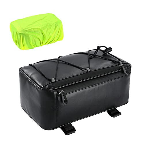 Rhinoon Rack Bag Waterproof Cycling Rear Seat Bag Trunk Cargo Pack 4L Road Carrier Bag with Rain Storage Luggage Pouch