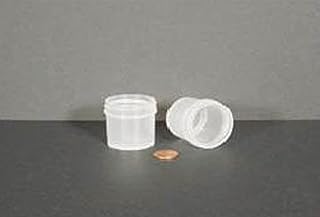 Globe Scientific 6367 Wide Mouth Jar with 43mm Opening, 30mL, PP, 1-3/8