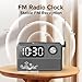 FlyShow 15W Fast Wireless Charger with Bluetooth Speaker and Alarm Clock Radio,4 in1 Wireless Charging Station for iPhone,Android Phones with FM Radio for Bedroom