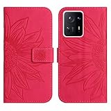 Compatibile con Xiaomi Mix 4 Jiajihua Custodia Compatibile con Xiaomi Mix 4,Compatibile con Xiaomi Mix 4 2106118C Flip Stand Slot per schede Chiusura magnetica Custodia per telefono RoseRed