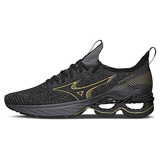 Mizuno Miz.wave Invictus 3, Tênis Masculino, Preto (Black), 38