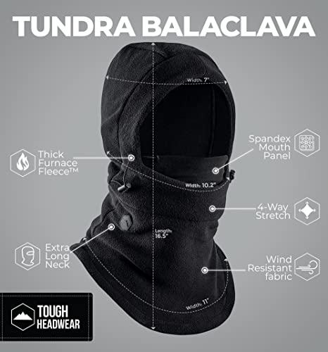 Balaclava Ski Mask - Winter Face Mask Cover For Extreme Cold Weather - Heavyweight Fleece Hood Snow Gear For Men & Women #TOP2