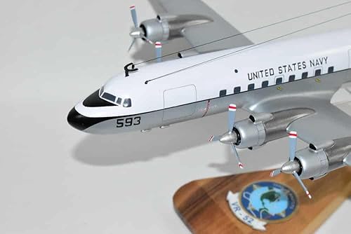 Miniatura 5 de Squadron Nostalgia LLC VR-52 Taskmasters C-118BRD6-1 (1980) Modelo, Escala 178, Caoba, DC-6, Douglas