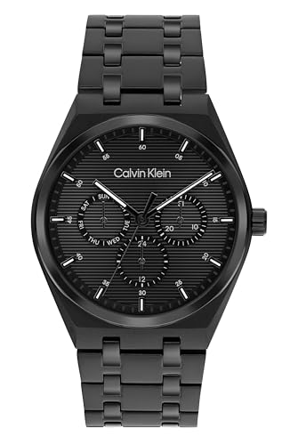 [カルバンクライン][正規輸入品]メンズ 腕時計 MOTION 黒文字盤 ステンレスベルト 25200522