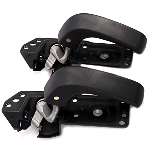 Beneray Interior Door Handles, Black Front Rear Left Right Inside Handles, For Chevy Silverado, For Gmc Sierra Yukon, For Cadillac Escalade 2007-2014, Oe#20833602, 215936893, 80375 4Pcs #TOP2