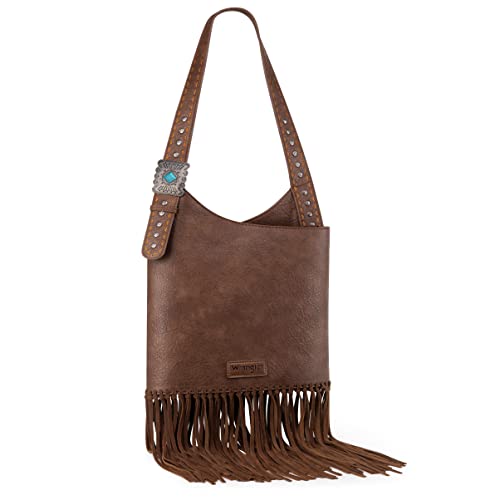 Montana West Wrangler Western Fringe Hobo Bag #TOP26