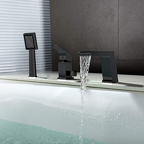 Robinet de baignoire cascade design architectural LUNEZY 3 trous - 6