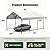 SAILARY Metal Carport 10x15 ft Heavy Duty Car Port Outdoor Canopy Steel Roof All-Weather Multi-Use Garage Shelter for Car, Boat, Tractor and Truck