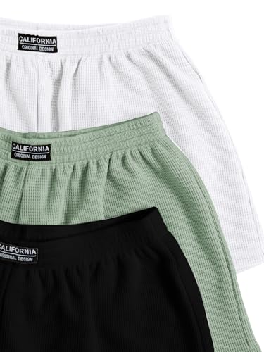 Image of SOLY HUX Women's Summer Shorts 3 Packs Casual Comfy Shorts Sets
