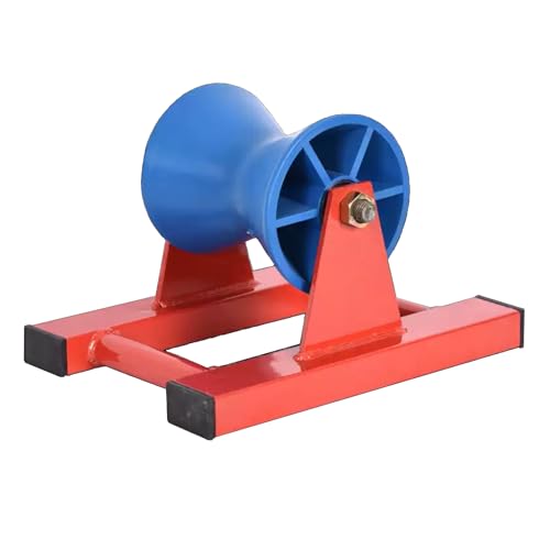 PE Pipe Roller Support Wheel 20-315mm Pipeline Sliding Tool for Gas Pipe Welding & Alignment, Heavy-Duty V-Taper Design with Hex Screws, Wear-Resistant