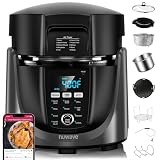 Nuwave Duet Electric Pressure Cooker & Air Fryer Combo w/Probe, 450-in-1