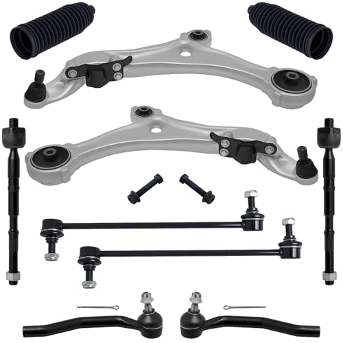 TUCAREST 10Pcs Suspension Kit Fit For 2011-2017 Ni-ssan Quest, 2