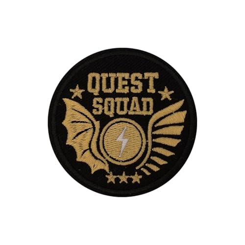 AKIKOPATCH Fourth Wing Quest Squad Iron On Patches, Size 3" Fantasy Dragon Wing Patches for Clothes Backpacks Hats Jeans Bags, Bookish Embroidered Patches, Iron On Fabric Patches DIY Gift for Boy Girl