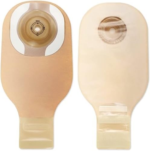Hollister Ostomy - Bolsa drenable hasta 2 pulgadas de estoma de 12 pulgadas de largo sistema ultra transparente 89811 5 unidades