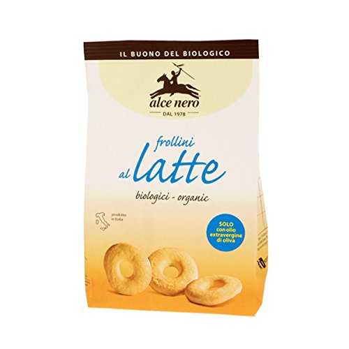 Frollini al latte bio alce nero 350g (084144)