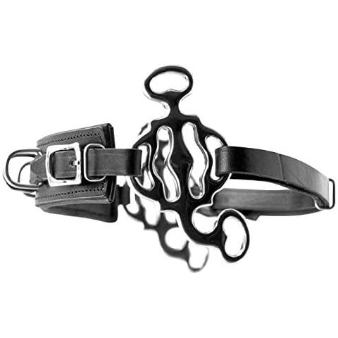 AMKA 3 Ring Barock Hackamore Flexi mit Edelstahl Anzügen und 3 Ringen am Nasenband Cover