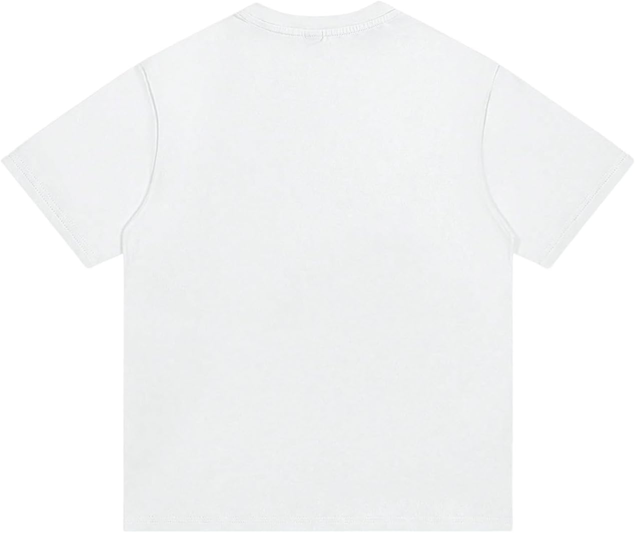 SOLY HUX Men's Graphic Tees Y2K Baggy Shirts Unisex Oversized Tshirts Figure Print 90s Vintage Streetwear Tops - Image 2