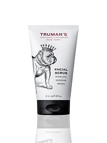 Truman's Gentlemen's Groomers Men’s Renewing Daily & Pre-Shave Exfoliating Facial Scrub, 4 Oz #TOP28