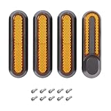 Stärkeres Licht reflektieren: Unsere reflektierenden Roller-Hinterradabdeckungen können starkes Licht reflektieren, egal ob bei schwachem oder starkem Licht, Tag oder Nacht, und verbessern so die Sichtbarkeit bei Nacht und Dunkelheit weiter.