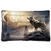 Kigai Wolf Dog Bed Machine Washable Pet Bed Mattress Comfortable Soft Pet Bed Mat Non-Slip Bottom Couch for Small Medium Dogs,36x24 Inch