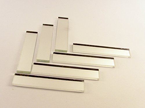 Aleksander Hreben Rectangular 3/8" x 2" Mirror Mosaic Tile. 50 pcs
