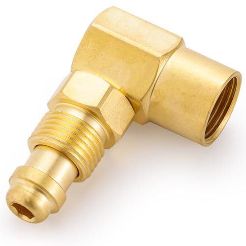 AW-407 CGA 032 90° Argon Gas Adapter for TIG/MIG Welders