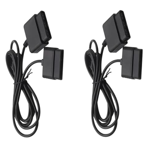 PS2 Controller Extension Cable Cord,Compatible with PS1/PS2 Game Console, 6FT/1.8m (2 Pack) Cover