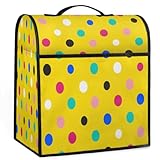 Bunte Punkte Stand Mixer Abdeckung Küche Kaffeemaschine Staubschutz Waschbar Blender Abdeckung Polyester Küchengeräte Abdeckung Mit Taschen für Kaffeemaschine Mixer Entsafter