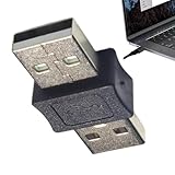 Adaptateur USB polyvalent : ce connecteur USB et adaptateur fonctionne à la fois comme un adaptateur mâle et femelle, offrant une extension de port flexible pour les besoins de lecture tout en améliorant la connectivité dans divers scénarios tels que les configurations de bureau ou les kits de voyage, assurant une compatibilité parfaite des appareils et une commodité pour les utilisateurs qui ont besoin de solutions adaptables