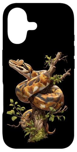 �{�[���p�C�\�� �T���O���X���D�� ঒��� �w�r Ball Python Snake Owner �X�}�z�P�[�X iPhone 17 �p