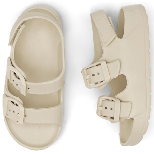 Chaychax Toddler Boys Girls Double Buckle Sandals Children'S Adjustable Back Strap Water Sandal thumb #1