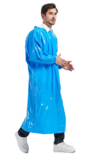 Nanxson Unisex wasserdicht Langarm Schürze TPU umweltfreundlich Küche Arbeitsschürze Fleischerschürze Metzgerschürze – Bild 5