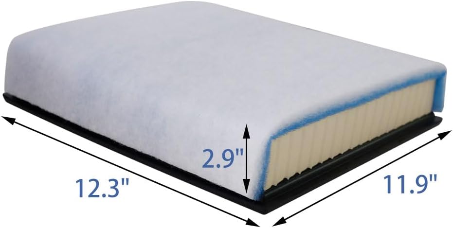 4PCS FA-2031 FA2031 Engine Air Filter Compatible with 2020 2021 2022 Ford F250 F350 F450 F550 6.7L Powerstroke Diesel Replaces WA10905 FA2031 LC3Z-9601B