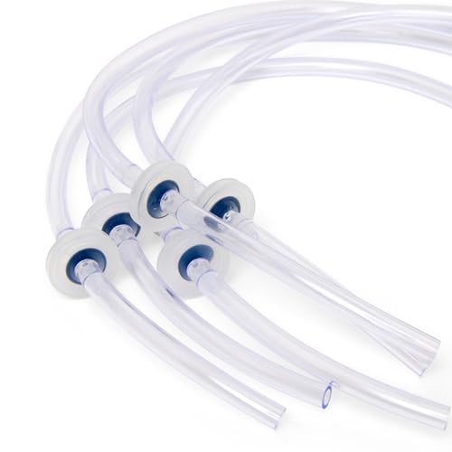 Paquete de 6 válvulas de retención de retorno unidireccional Q-Tech para pistolas de pulverización HVLP - Control de flujo de aire de alto rendimiento