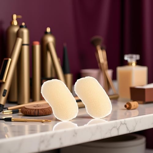 2Pcs Beige Charming Bump It Up Volume Inserts Hair Comb Do Beehive Hair Style Tool Hair Pads Do Beehive Base Styling Clip Accessories for Women Lady Girl,Bun and Crown Shapers