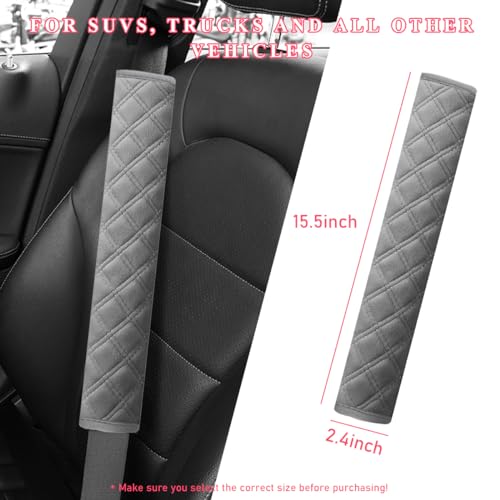 image for Yourkar Car Seat Belt Cover, Vehicle Seat Belt Pads Cover for A More C