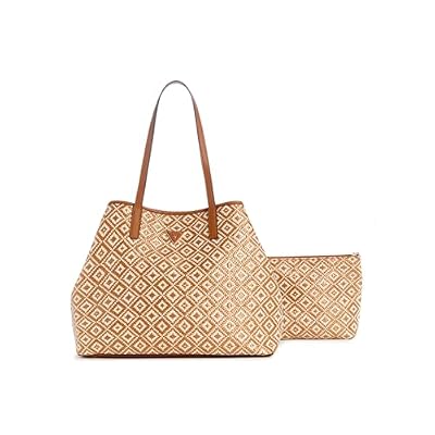 GUESS Vikky II Large Tote Cognac