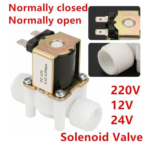 Électrovanne 1/2" 12V pour stopper les fuites d'eau automatiquement