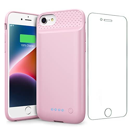 QTshine Battery Case for iPhone 8/7/6s/6/SE,[2025 Upgraded]