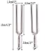 2 Pack Tuning Fork - Buytra Standard A 440Hz Tuning Fork, Musical Instruments Violin Guitar Tuner Device (Silver - 2 Pack)