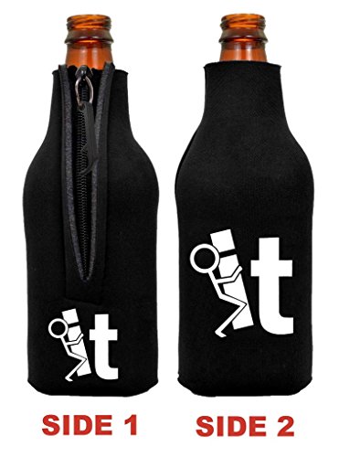 Funny Guy Mugs F It Guy Collapsible Neoprene Bottle Coolie - Drink Cooler #TOP3