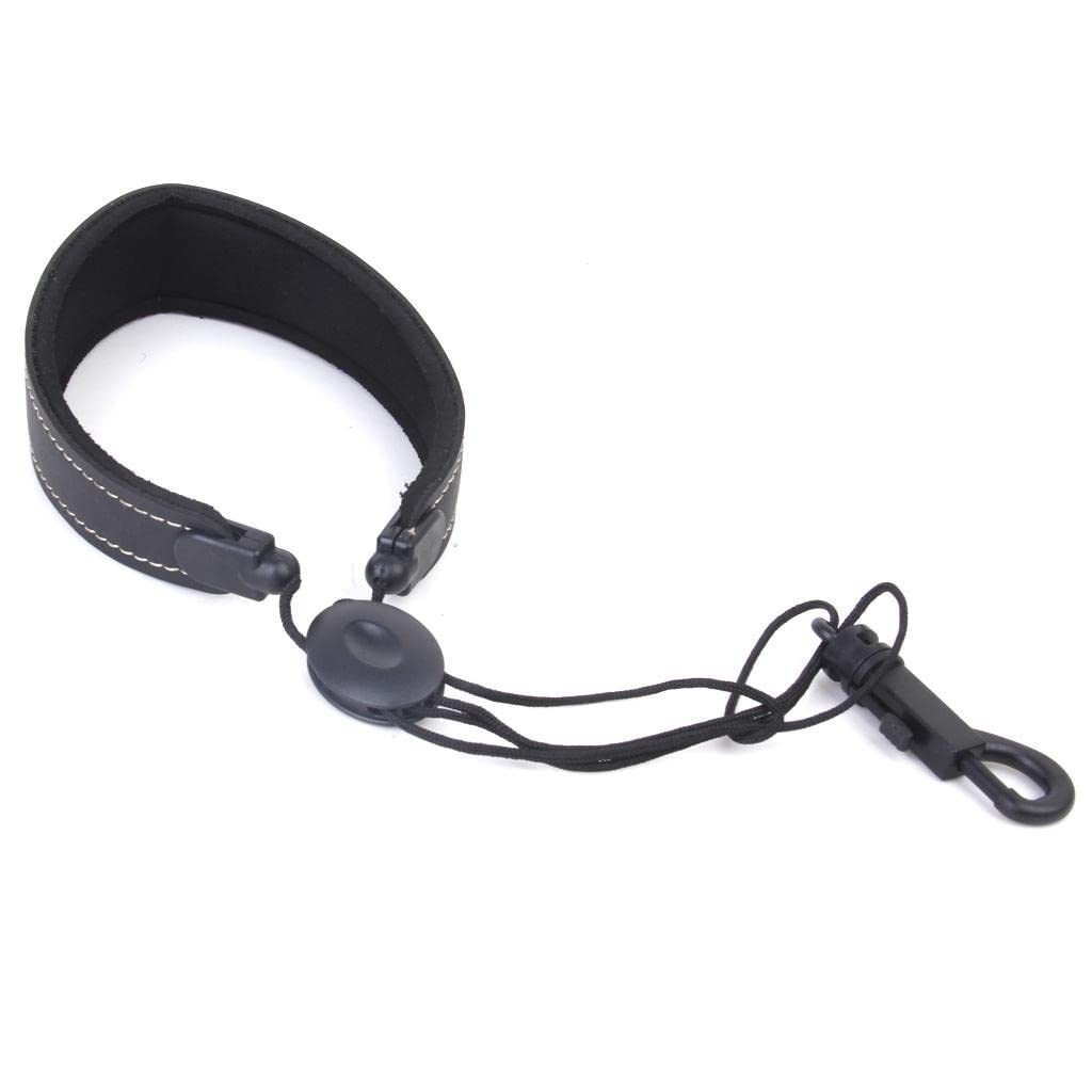 Set di 10 cinghie regolabili imbottite per sassofono con gancio a scatto, colore: nero