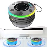 Serenophile Altoparlante Bluetooth, radio doccia, altoparlante impermeabile, IPX7 portatile con ventosa, display FM DAB LED, wireless 5.3, per bagno e piscina